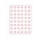 Nevs 1/4" Color Coding Dots Pink - Sheet Form DOT-14M Pink - alternate 1